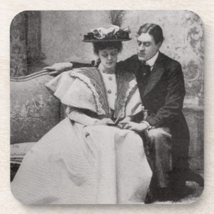 Dessous-de-verre La scène de la représentation d'importance de so