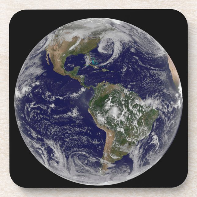 Dessous-de-verre La Terre Pleine Montre Des Systèmes À Faible Press (Devant)