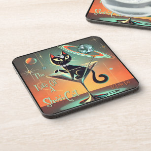 Dessous-de-verre La Vie D'Un Chat De Femme De Chaussure