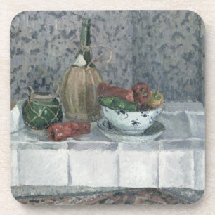 Dessous-de-verre La vie toujours avec des poivrons, 1899 (huile sur