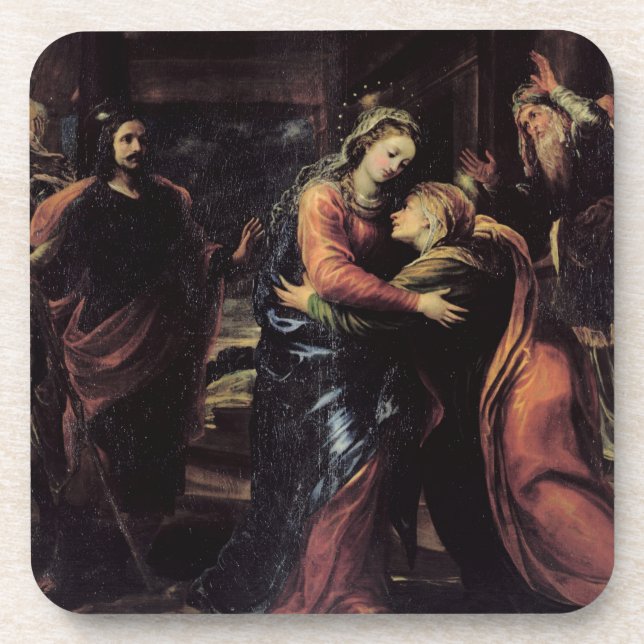 Dessous-de-verre La visite (Devant)