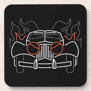 Dessous-de-verre La voiture de Cruella De Vil