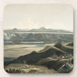 Dessous-de-verre La vue des montagnes rocheuses, plaquent 44 du