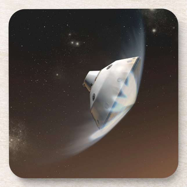 Dessous-de-verre Laboratoire des sciences de Mars - Capsule Aérocoq (Devant)