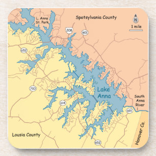 Dessous-de-verre Lac Anna, VA