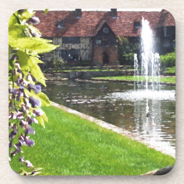 Dessous-de-verre Lac et Fontaine au RHS Wisley (Devant)
