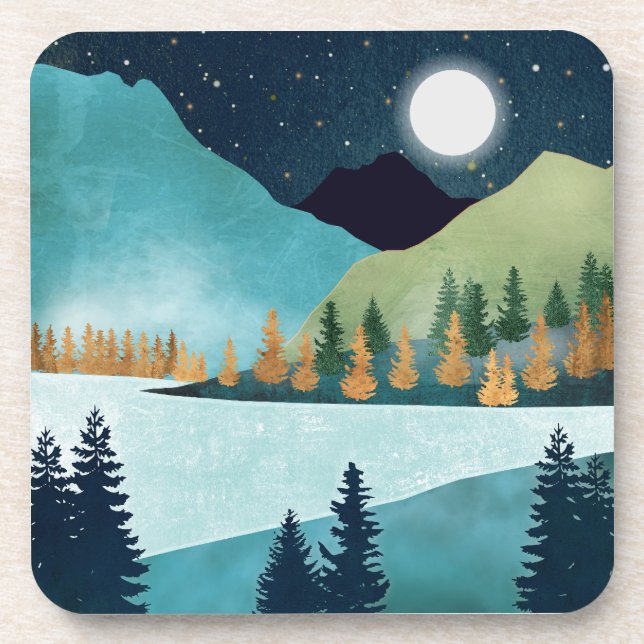 Dessous-de-verre Lac Moonrise (Devant)