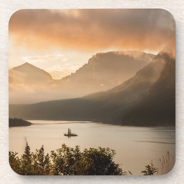 Dessous-de-verre Lac St. Mary| Parc national des Glaciers, Montana (Devant)