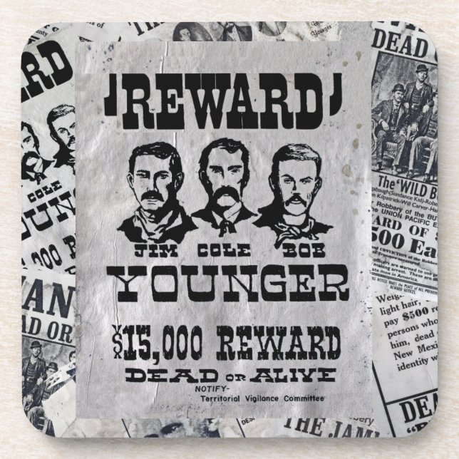 Dessous-de-verre L'affiche Recherchée de jeunes frères (Devant)