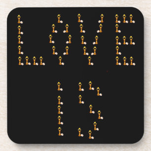 Dessous-de-verre L'amour est