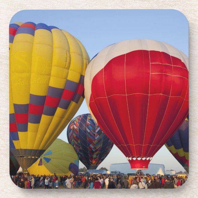 Dessous-de-verre Lancement de montgolfières (Devant)