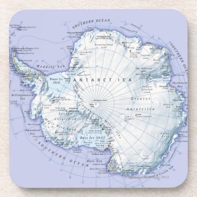 Dessous-de-verre L'Antarctique (Devant)