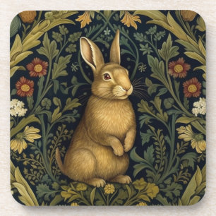 Dessous-de-verre Lapin dans la forêt style Art nouveau