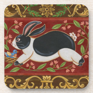 Dessous-de-verre Lapin Folk