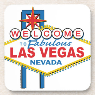 Dessous-de-verre Las Vegas Retro Sign