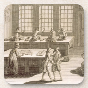Dessous-de-verre L'atelier d'un tailleur, 'du Sc de DES