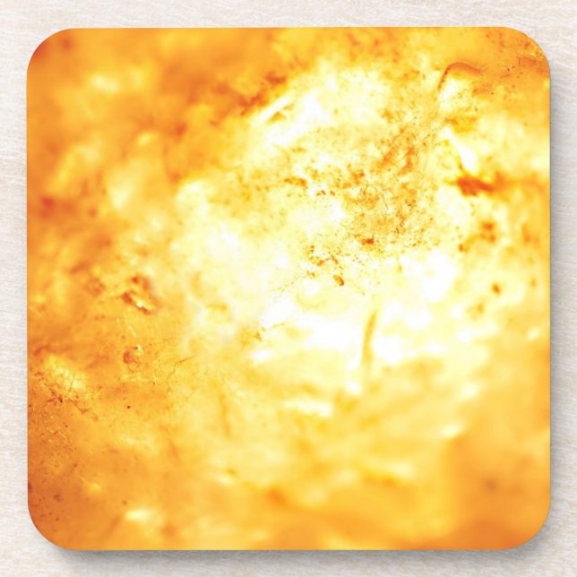 Dessous-de-verre Lave chaude blanche (Devant)