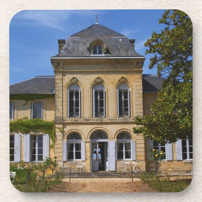 Dessous-de-verre Le bâtiment principal du château, rénové par (Devant)