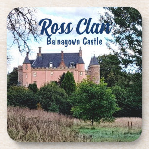 Dessous-de-verre Le château de Balnagown, dans le style écossais Ro