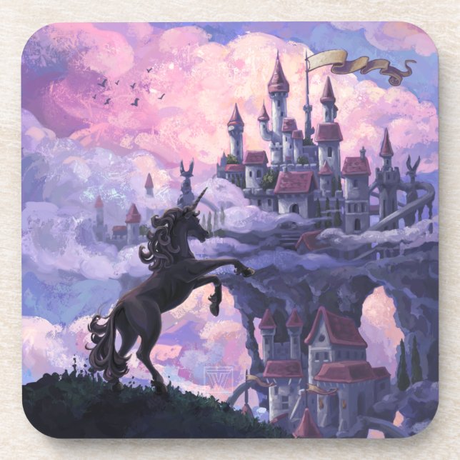 Dessous-de-verre Le château de Unicorn (Devant)
