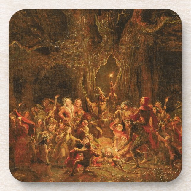 Dessous-de-verre Le chêne de Herne "des joyeuses épouses de (Devant)