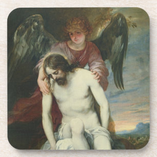 Dessous-de-verre Le Christ mort soutenu par un ange, c.1646-52