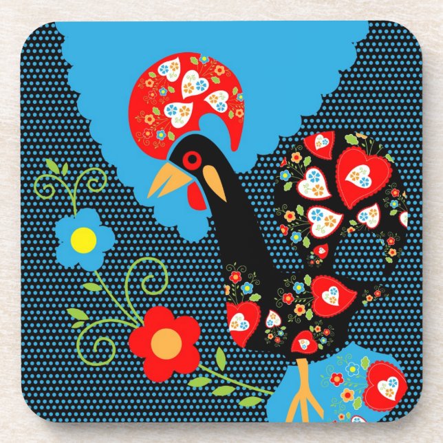 Dessous-de-verre Le Coq du Portugal (Devant)