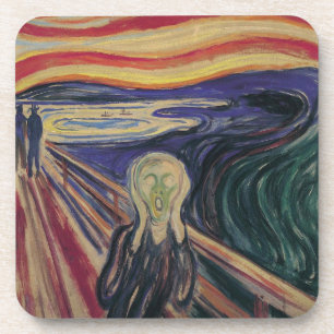 Dessous-de-verre Le Cri d'Edvard Munch, Expressionnisme Vintage