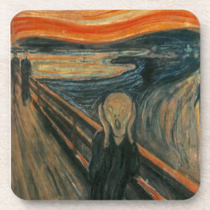 Dessous-de-verre Le cri perçant par Edvard Munch