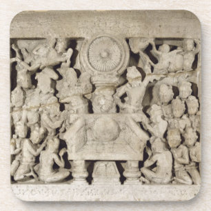 Dessous-de-verre Le culte des symboles bouddhistes, Amaravati (Li