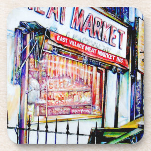 Dessous-de-verre Le jardin de la sagesse de l'East Village