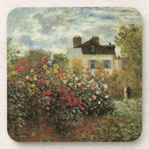 Dessous-de-verre Le Jardin de Monet à Argenteuil de Claude Monet