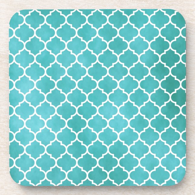 DESSOUS-DE-VERRE LE MAROC TEAL (Devant)
