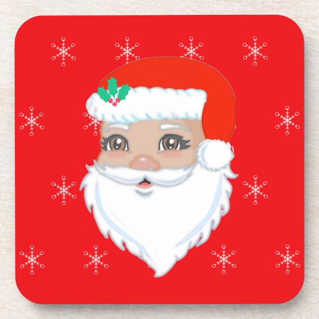Dessous-de-verre Le mignon Père Noël (Devant)