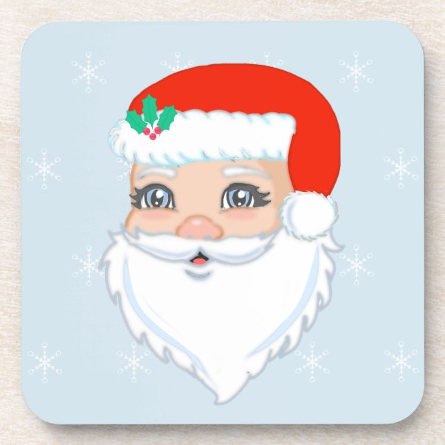 Dessous-de-verre Le mignon Père Noël (Devant)