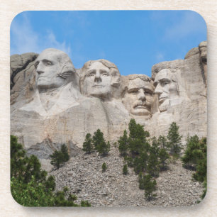 Dessous-de-verre Le Mont Rushmore au printemps