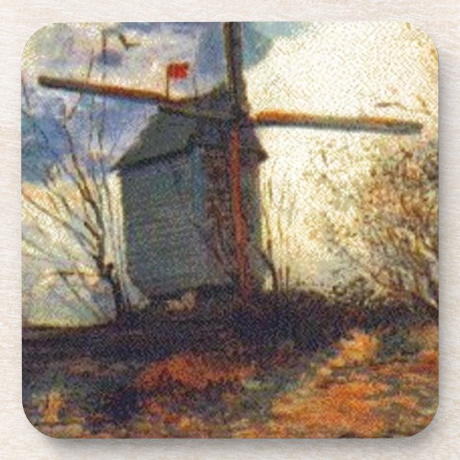 Dessous-de-verre Le Moulin de la Galette Van Gogh (Devant)