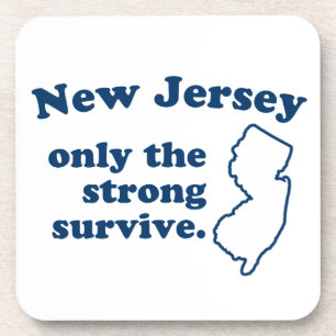 Dessous-de-verre Le New Jersey Seule La Forte Survie
