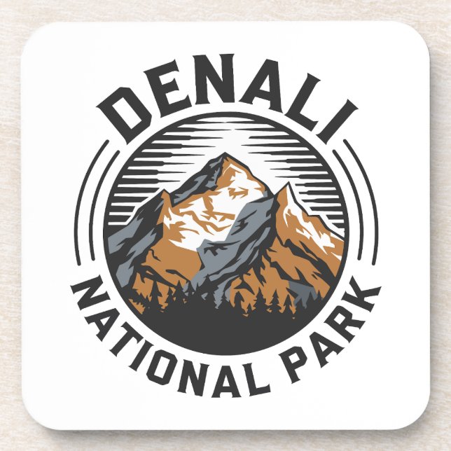 Dessous-de-verre Le Parc national de Denali (Devant)
