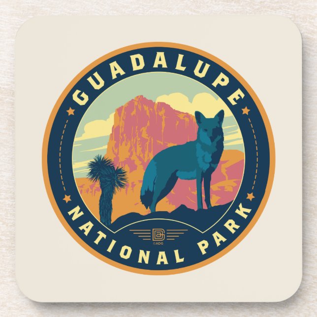 Dessous-de-verre Le Parc national de Guadalupe (Devant)
