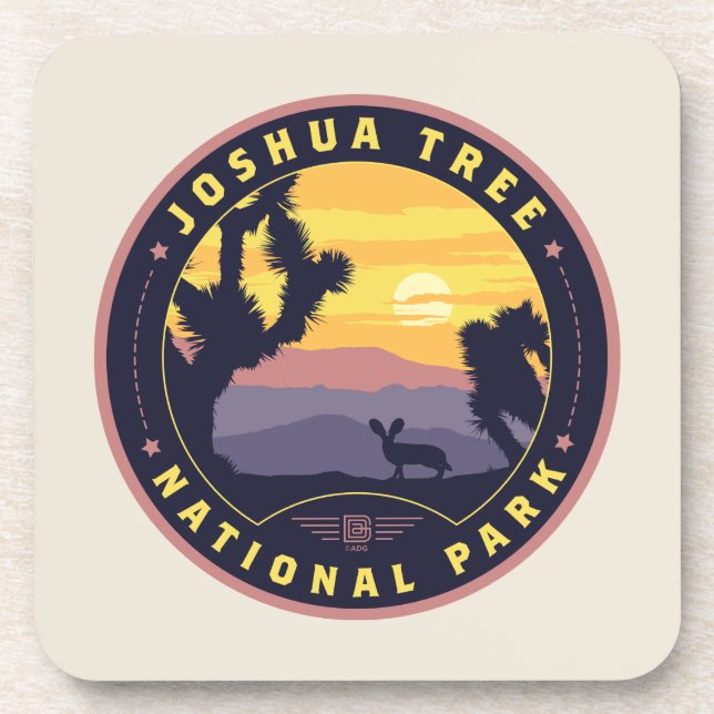 Dessous-de-verre Le Parc national de Joshua Tree (Devant)
