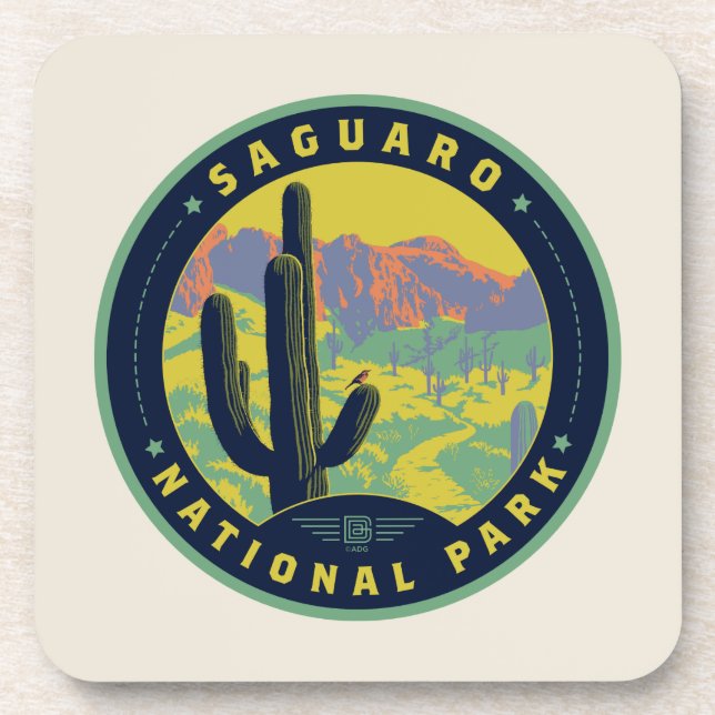Dessous-de-verre Le Parc national du Saguaro (Devant)