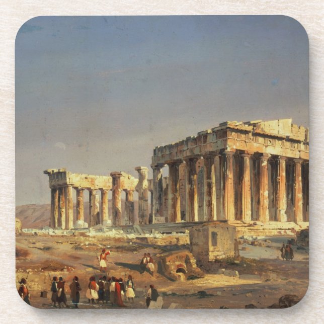 Dessous-de-verre Le parthenon, 1863 (Devant)
