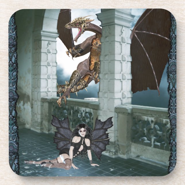 Dessous-de-verre Le repaire du Dragon (Devant)