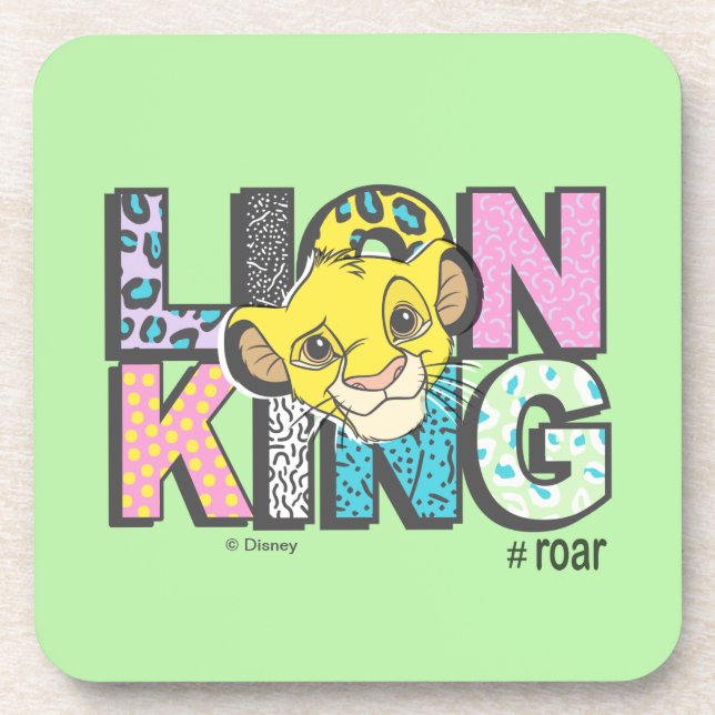 Dessous-de-verre Le Roi Lion| Simba #Roar (Devant)