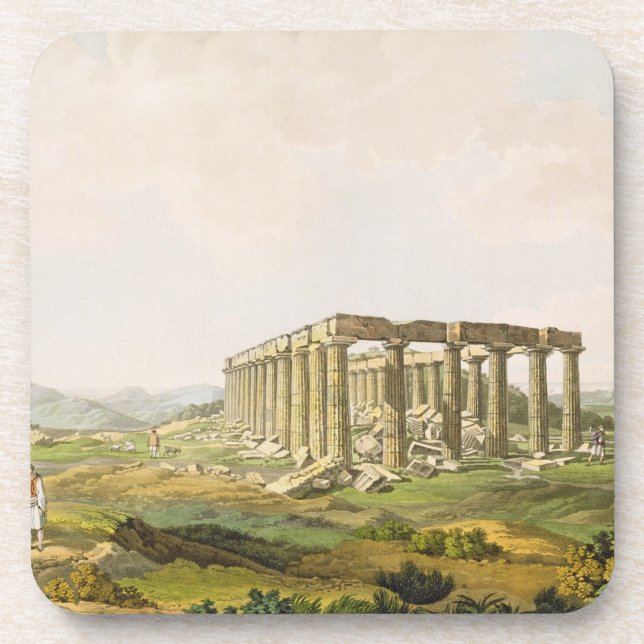 Dessous-de-verre Le temple d'Apollo Epicurius, plaquent 25 de la (Devant)