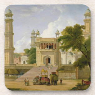 Dessous-de-verre Le temple indien, a indiqué pour être la mosqué