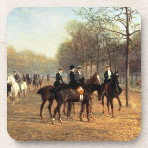 Dessous-de-verre Le tour de matin, rangée putréfiée, Hyde Park,