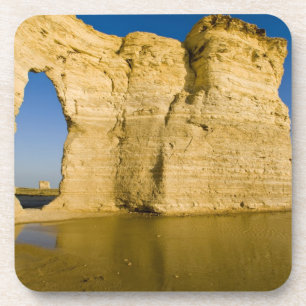 Dessous-de-verre Le trou de serrure des Monument Rocks aka Chalk