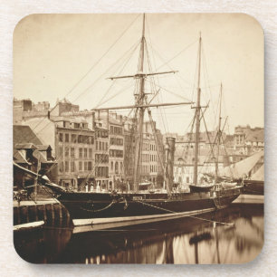 Dessous-de-verre Le yacht impérial "La Reine Hortense" chez le